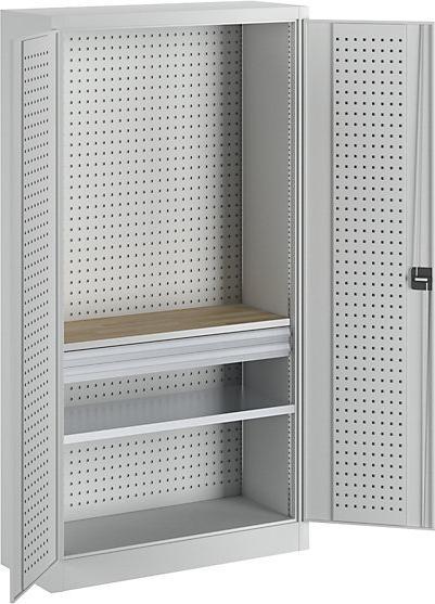 Actual product image kaiserkraft Tool cupboard with perforations (100 cm, 190 cm)