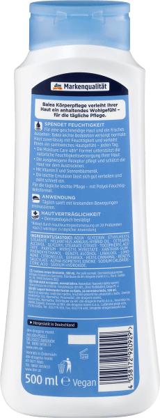 Actual product image dm Balea light body lotion (Body cream, 500 ml)