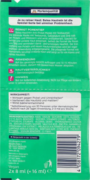 Actual product image dm Balea Skin Clean Anti Pimple