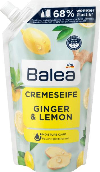 Produktbild dm Balea Cremeseife Ginger & Lemon (Flüssigseife, 500 ml)