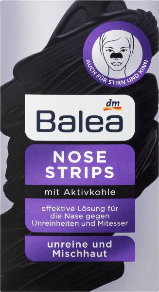 Actual product image dm Balea Nosestrips with activated carbon
