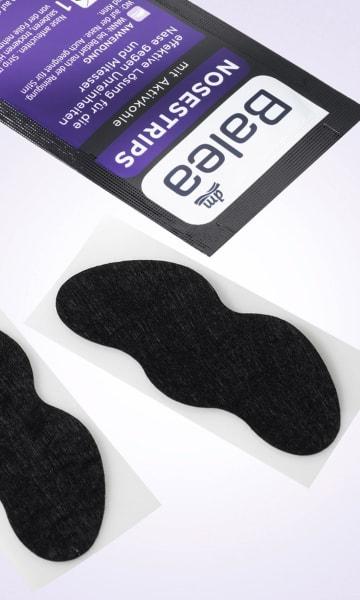 Actual product image dm Balea Nosestrips with activated carbon