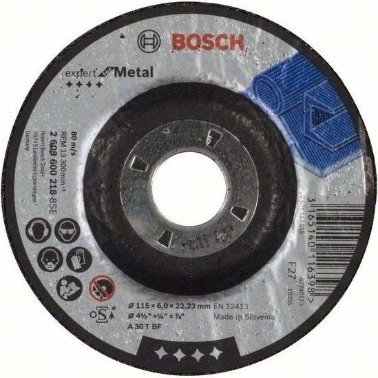 Image du produit Bosch Professional Zubehör Disque à ébarber PRO Metal, 115 x 6 x 22,23 mm (P30)