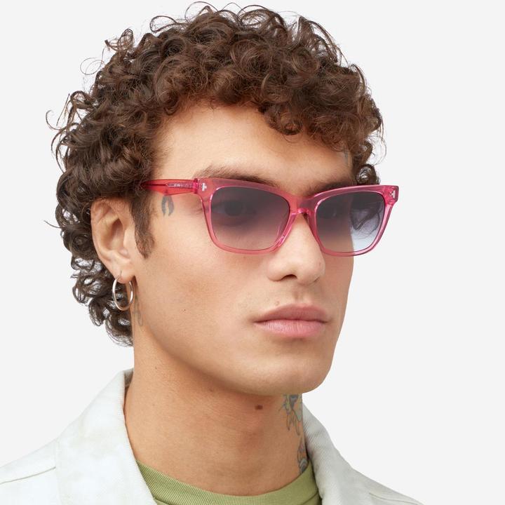 Actual product image Hawkers Maze Pink Gradient Iron Sunglasses