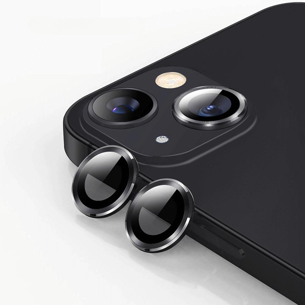 Thumbnail - Enkay iPhone 15 / 15 Plus - Kamera Linsen Panzerglas schwarz (2 Stück, Apple iPhone 15, Apple iPhone 15 Plus), Smartphon...