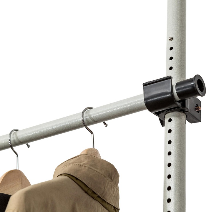 Produktbild tectake Teleskop Garderobensystem