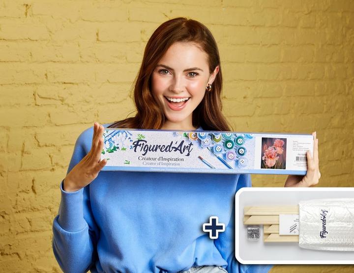 Produktbild Figured'Art Malen nach Zahlen Set Iris Blumen