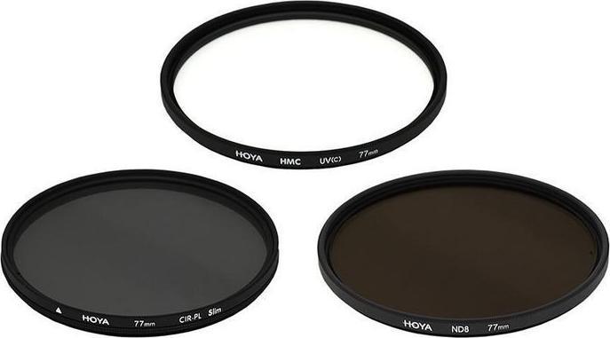 Image du produit Hoya Kit de filtres numériques II (67 mm, Filtre gris neutre, Filtre polarisant, Filtre UV)