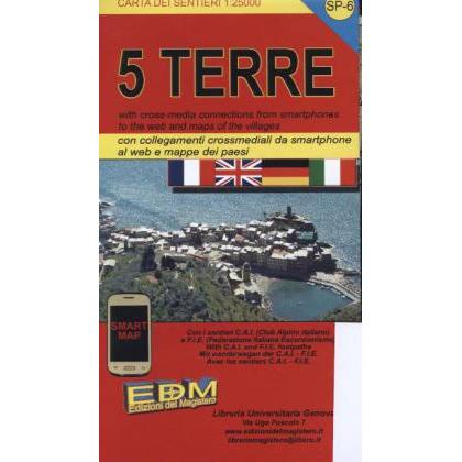 5 Terre / Cinqueterre 1 : 25.000. Blatt SP-42, Landkarte