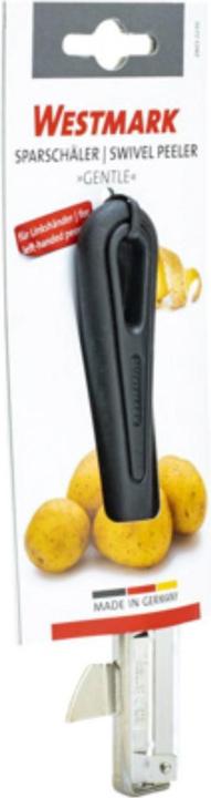 Produktbild Westmark 28032270 Sparschäler Gentle für Linkshänder, PP/Edelstahl, schwarz / silber, 16,5 x 3,7 x 1