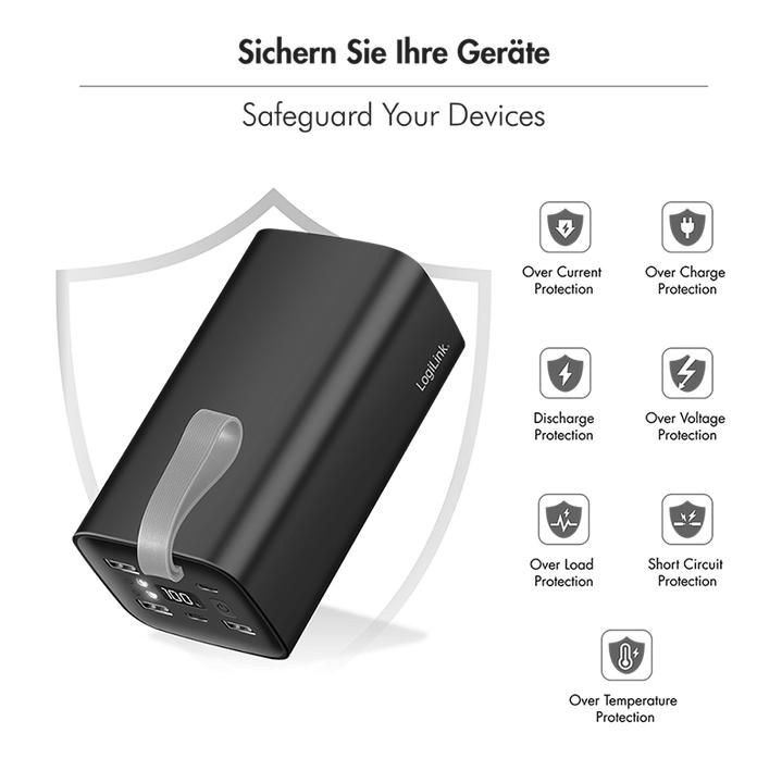 Actual product image LogiLink PA0351 (50000 mAh, 100 W, 100 Wh)