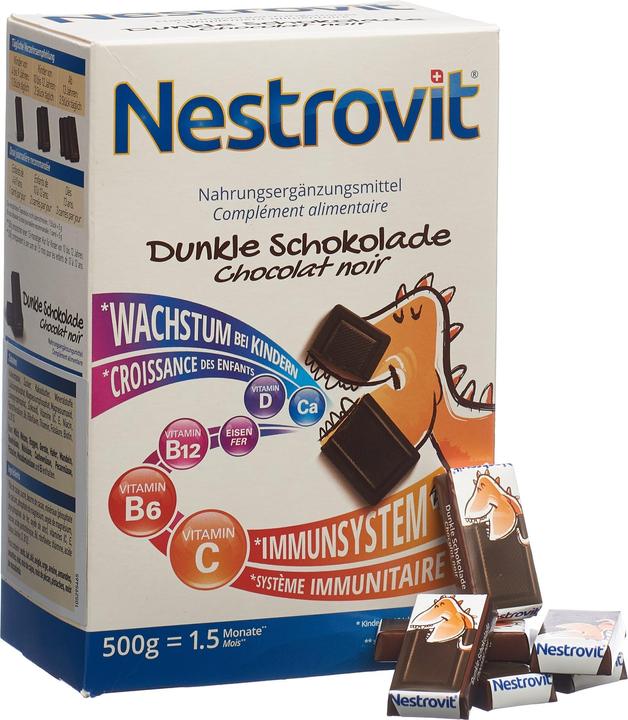 Produktbild Nestrovit Dunkle Schokolade N18 (50 Stück, 544 g)