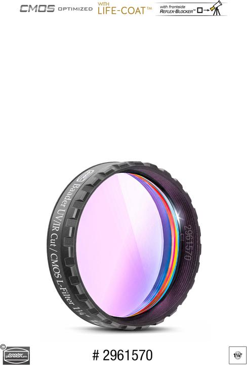 Actual product image Baader Planetarium UV/IR Cut / L-Filter 1¼