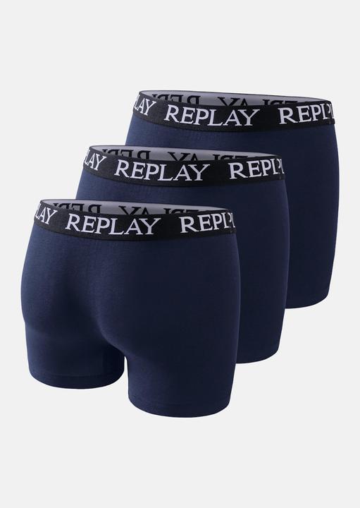 Produktbild Replay Trunk BOXER Style 01/C Basic Cuff Logo im 3er Pack (M, 3er Pack)