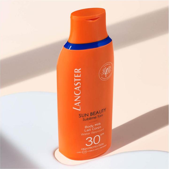 Actual product image Lancaster Sun Beauty Body Milk SPF30 (Suntan lotion, SPF 30, 250 ml, 279 g)