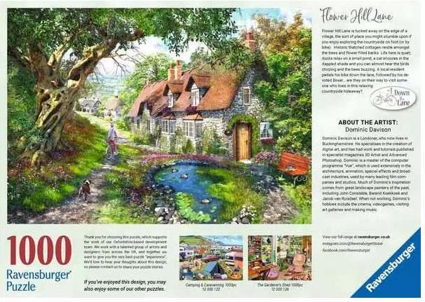 Image du produit Ravensburger Flower Hill Lane (1000 pièces)