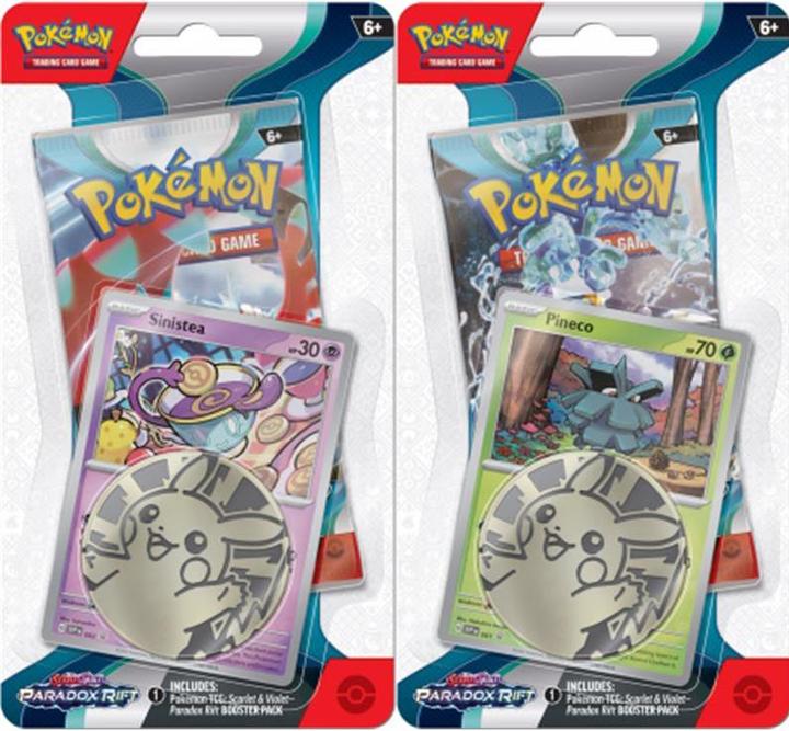 Actual product image Pokémon EN SV04 Paradox Rift Checklane Blister (English, Blister pack)
