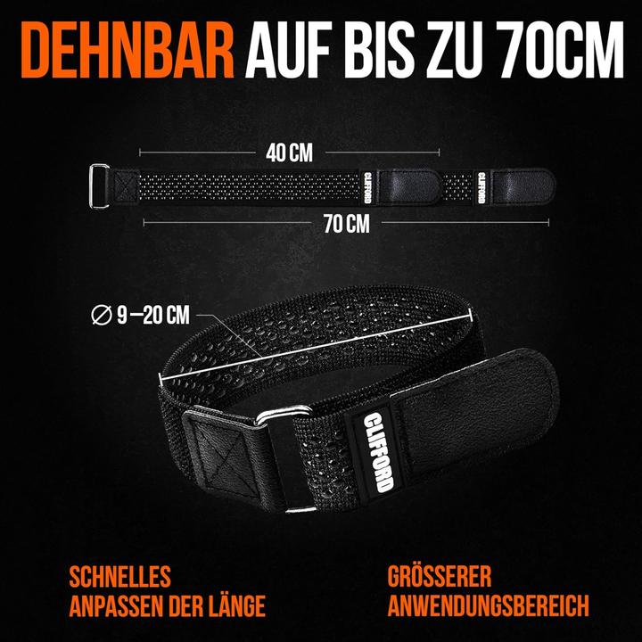 Produktbild Clifford Elastisches Klettband mit Silikon-Grip (40 mm)
