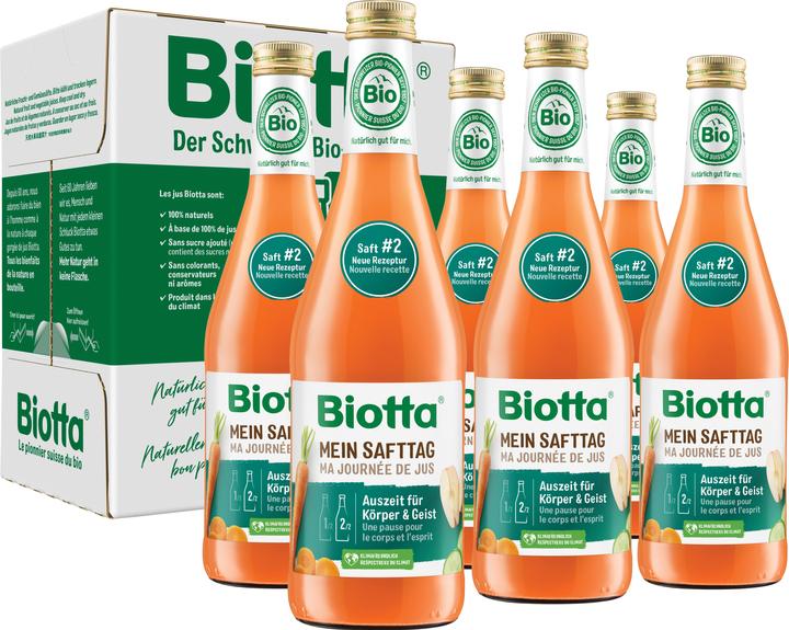 Produktbild Biotta Mein Safttag #2 (6 x 500 cl)