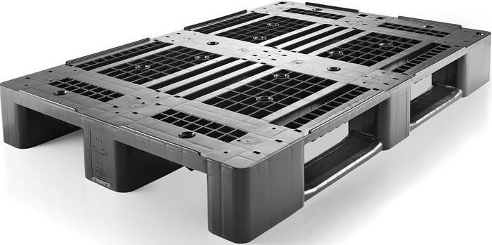 kaiserkraft Plastic pallet, recycled PE