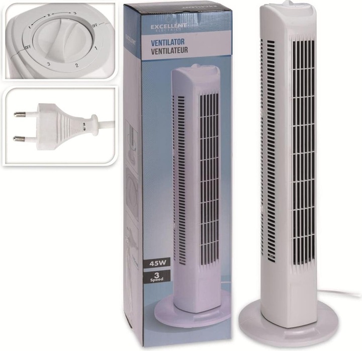 Actual product image Lifetime Air Fan tower 78cm white PP