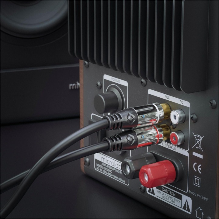 Immagine prodotto Sonero Cavo a Y stereo / mono del subwoofer (1.50 m, Cinch)