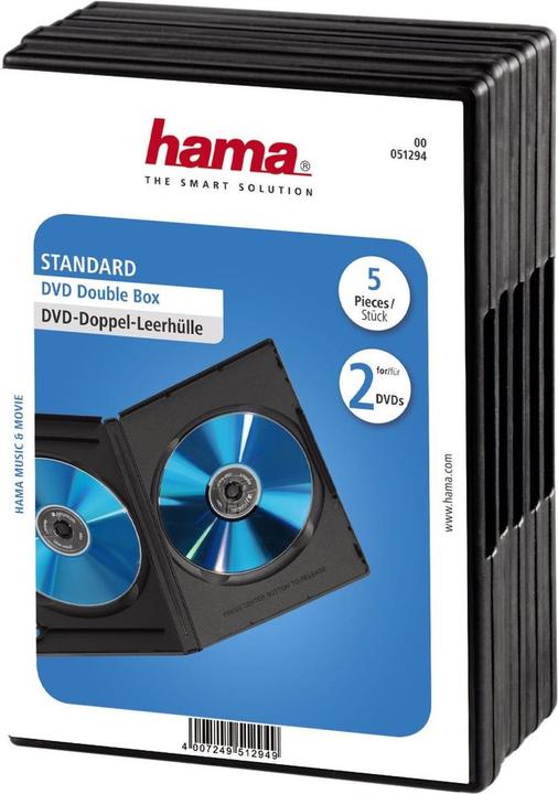Hama DVD double empty cases