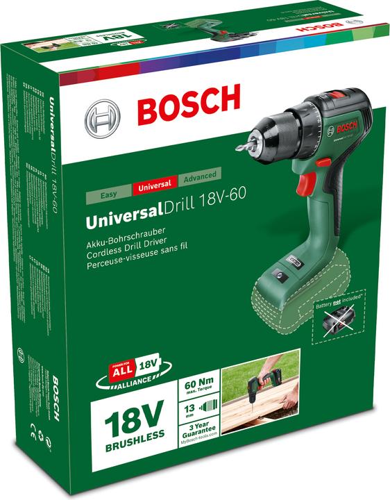 Actual product image Bosch Home & Garden UniversalDrill (Rechargeable battery operated)