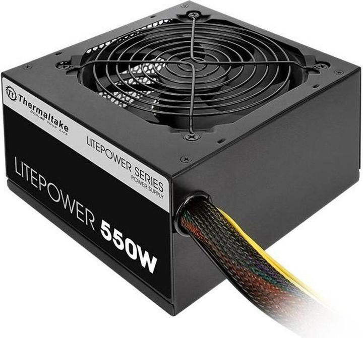 Produktbild Thermaltake Power supply Litepower II Juodas 550W PS-LTP-0550NPCNEU-2 (Active, 120 mm) (550 W)