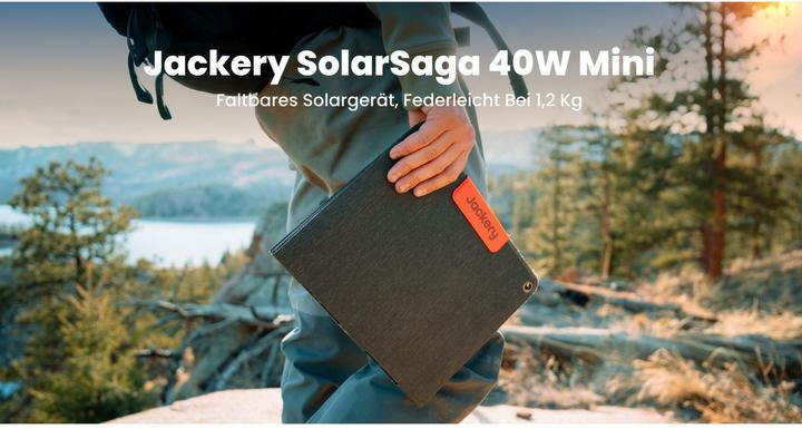 Actual product image Jackery Solar Saga (40 W, 1.20 kg)