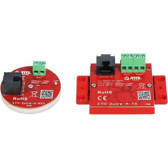 Atte Utp / 2-Draht Konverter Set Für Lan+Poe übertragung Eth-2wire-A-Set2 Set Mit 2 Stück (Accessori di rete), Accessori di rete