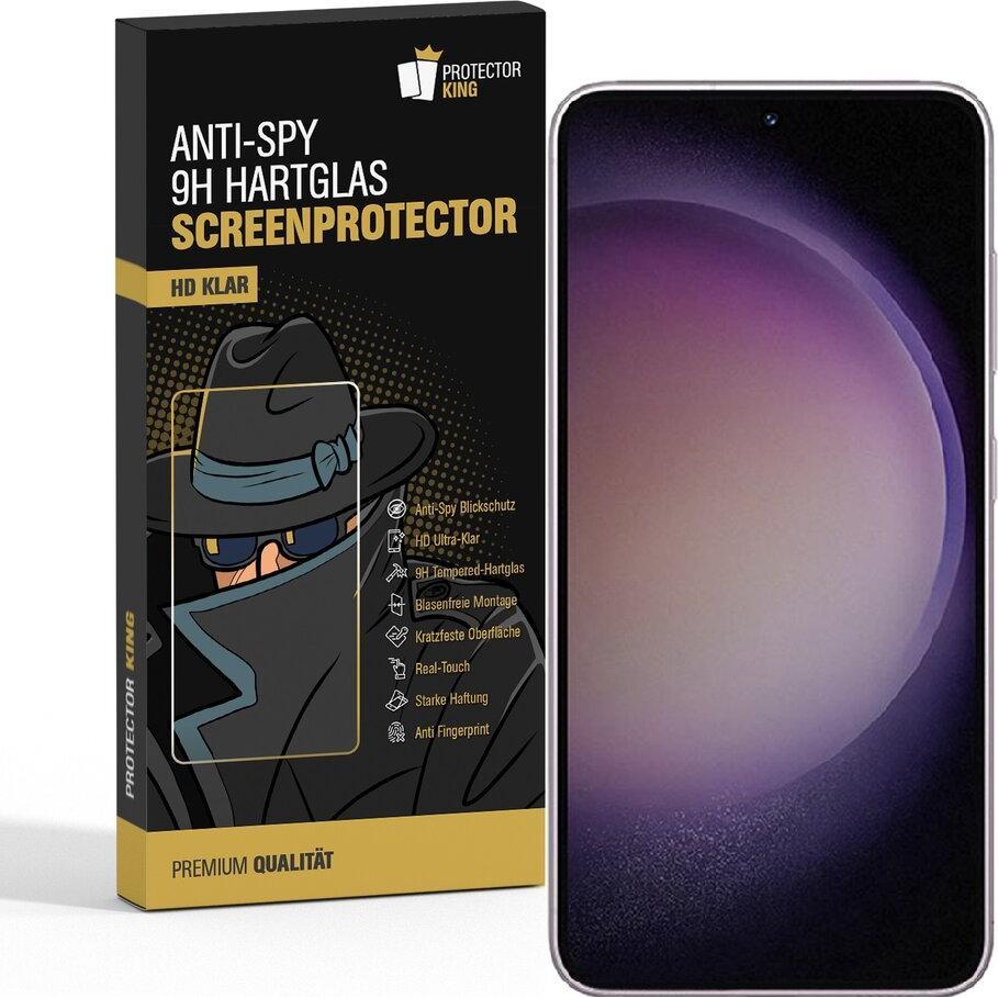 Thumbnail - Protectorking 1x Echtes Tempered 9H Panzerhartglas Blickschutz (1 Stück, Samsung Galaxy A50), Smartphone Schutzfolie