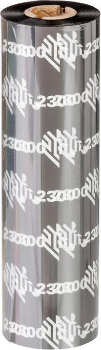 Image du produit Zebra ZipShip 2300, ruban à transfert thermique, cire, 131mm ZipShip 2300, ruban à transfert thermique (13.10 cm, Noir)