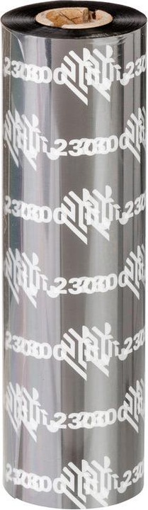 Produktbild Zebra 2300 Wax 12er-Pack (11 cm, Schwarz)