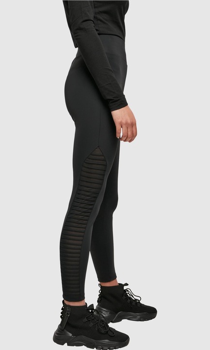 Immagine prodotto Urban Classics Leggings a vita alta Biker Tech Mesh da donna (L)
