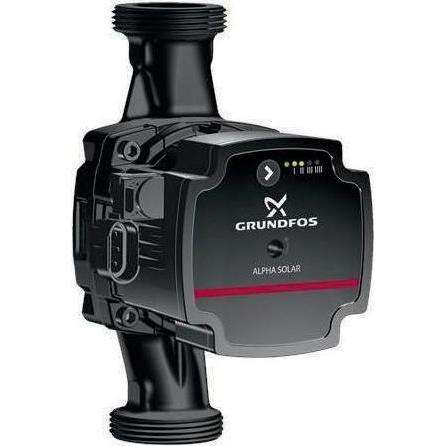 Grundfos, Pompa da giardino, Pompa di circolazione solare Alpha Solar, vari modelli (Design: 180 mm. Tipo 25 - 145. 1 1/2"