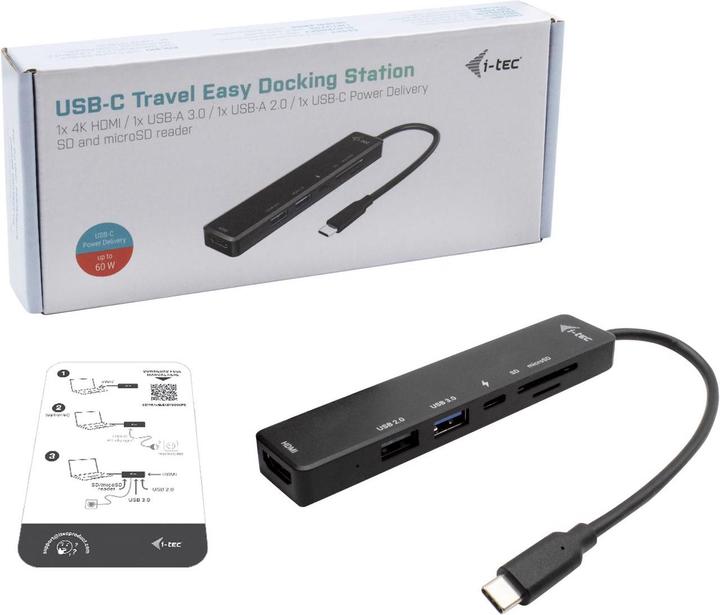 Image du produit i-tec Travel Easy Dock (USB-C, 4 ports)