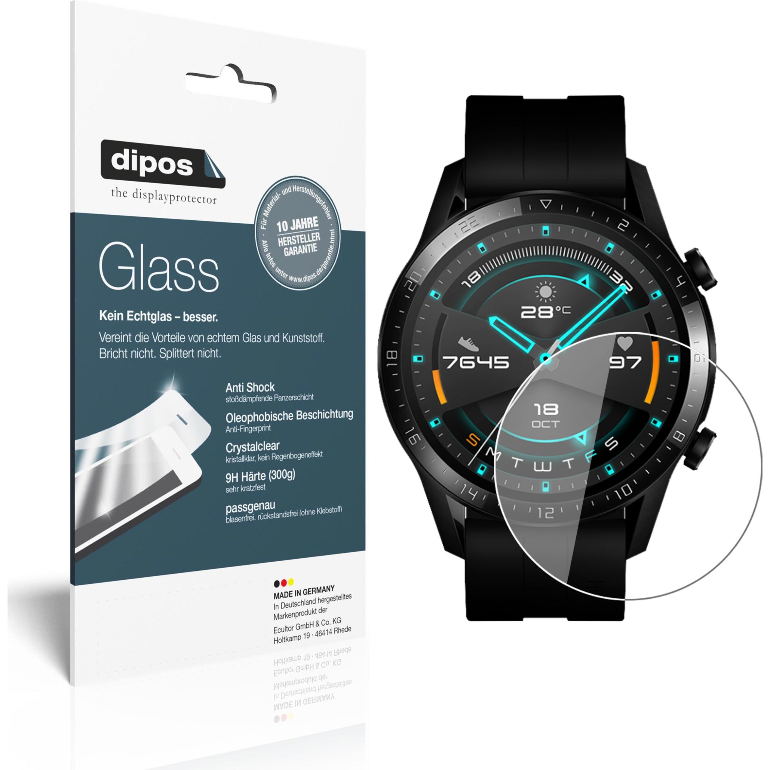 Thumbnail - Dipos Displayschutz Anti-Shock, Smartwatch Schutzfolie, Transparent