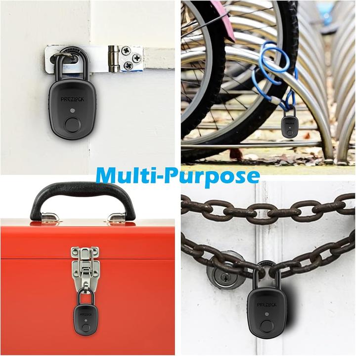 Image du produit Prezlock Fingerabdruck-Vorhängeschloss