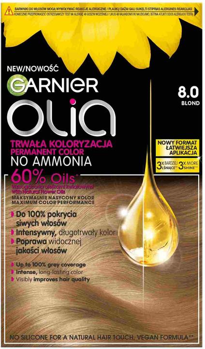 Produktbild Garnier Olia Haarfarbe 80 Blond (Blond)