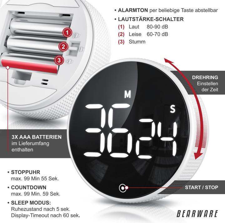 Produktbild Bearware Küchentimer