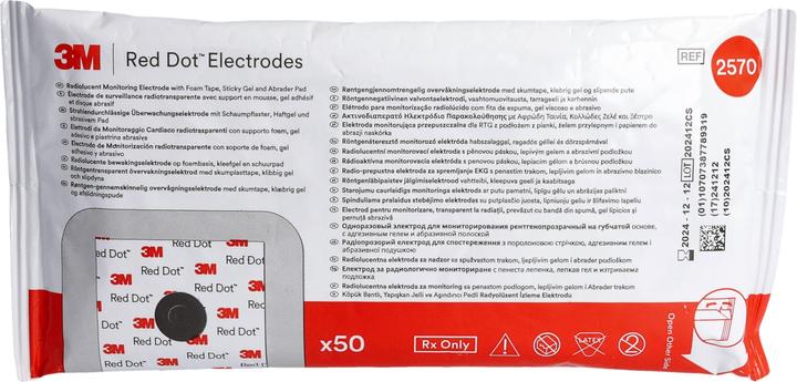 3M Red Dot EKG Elektroden Universal röntgentransparent 50 Stk