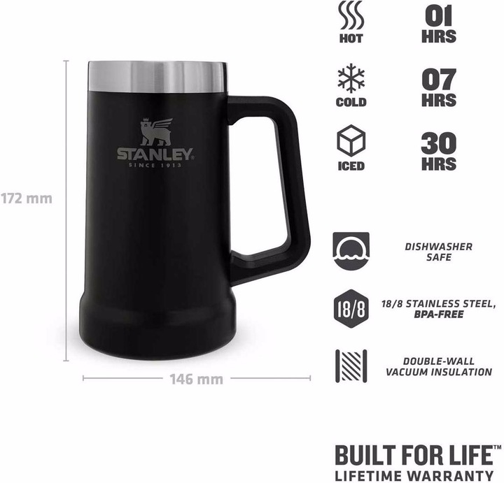 Actual product image Stanley 1913 Adventure Vacuum Stone 709 ml (0.71 l)