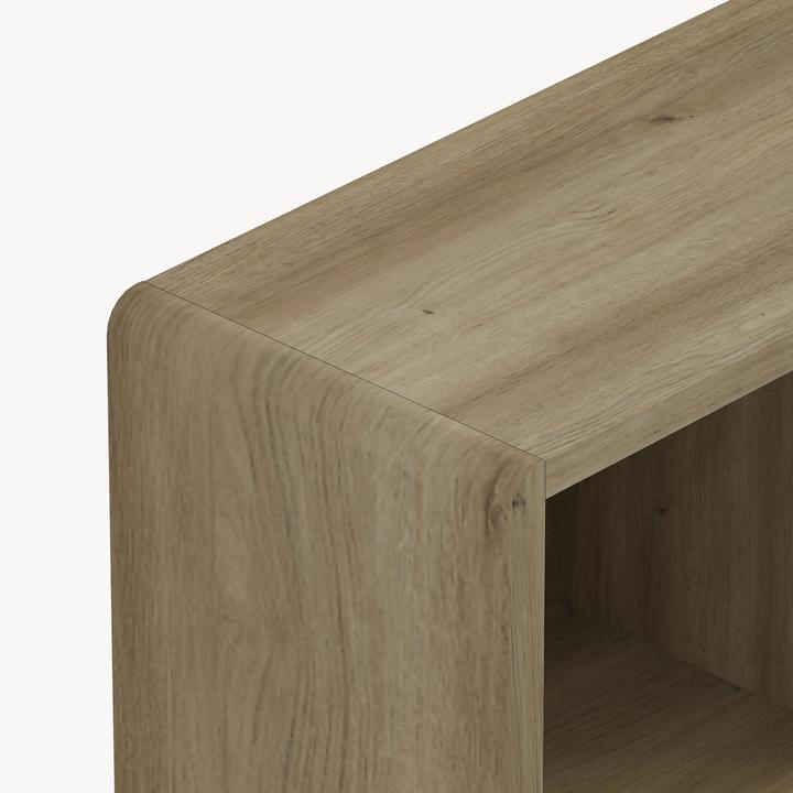 Image du produit En.Casa Kommode Lukkodso 102x98x30 cm Eicheoptik, mittelhell (98 x 30 x 102 cm)
