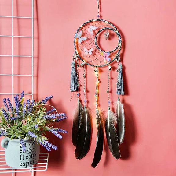 Image du produit Cover-Discount Attrape-rêves Dreamcatcher Papillons (50 x 16 cm)