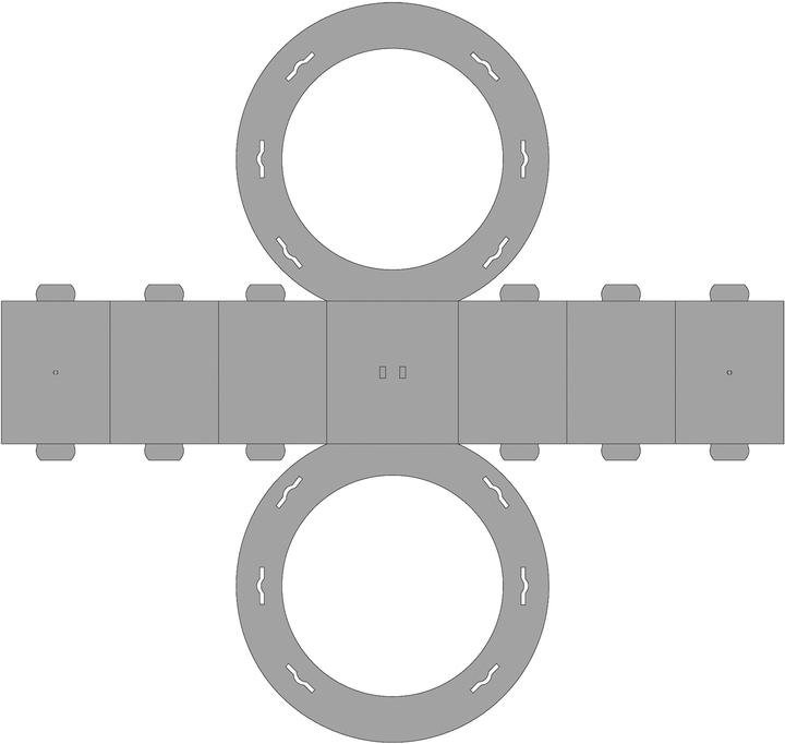 Actual product image Folia Round lantern blanks (5 x)