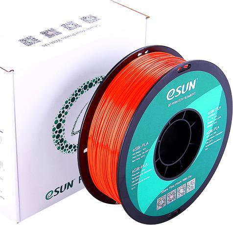 Image du produit eSUN eSilk-PLA 1,75mm Jacinth 1kg Filament 3D (PLA, 1.75 mm, 1000 g, Orange)