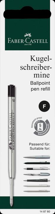 Produktbild Faber-Castell Kugelschreibermine (Ersatzmine, Schwarz)