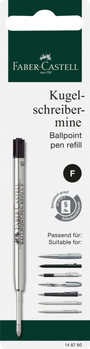 Immagine prodotto Faber-Castell Ricarica a sfera (Mine di ricambio, Nero)