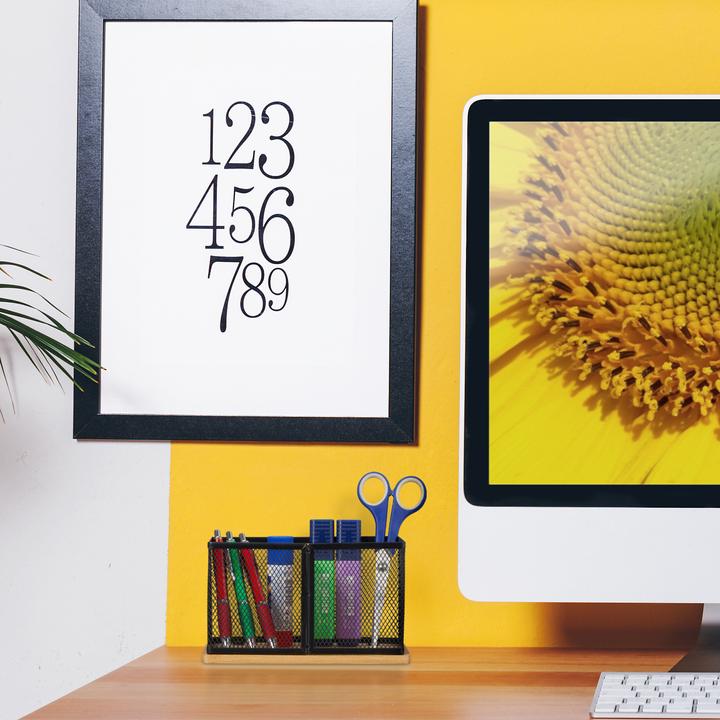 Actual product image Relaxdays pen holder